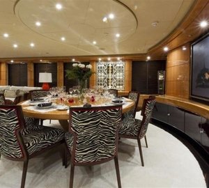 360 Eating/dining Saloon On Board Yacht 360&DEG;