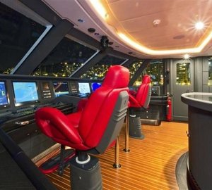 Evening: Yacht 360&DEG;'s 360 Bridgedeck Pictured