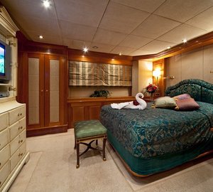 Blue Guest's Cabin On Board Yacht LADY ANASTASIA