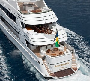 Aft Decks On Yacht LADY ANASTASIA