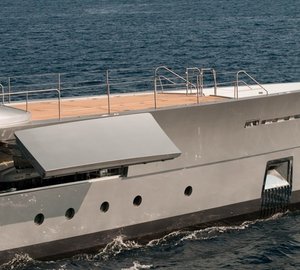 Ship's Tender Portside On Board Yacht EXUMA