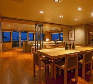 Eating/dining Saloon On Board Yacht EXUMA