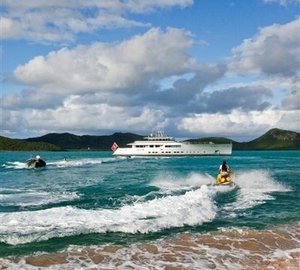 Aspect Taken From Shoreline On Board Yacht EXUMA