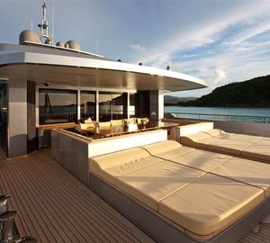 Sunshine Lounging On Board Yacht EXUMA