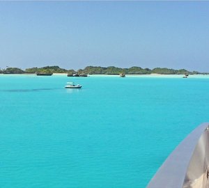 Ship's Bow Aspect On Board Yacht EXUMA