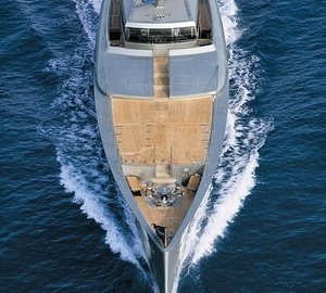Ship's Bow Aspect On Board Yacht EXUMA
