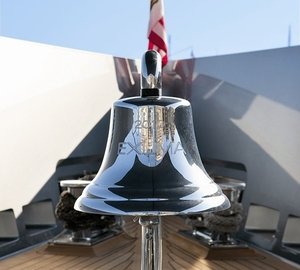 Ship's Ship's Bell On Board Yacht EXUMA