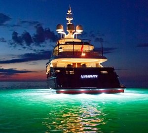 Under Water Lighting Aboard Yacht LIBERTY