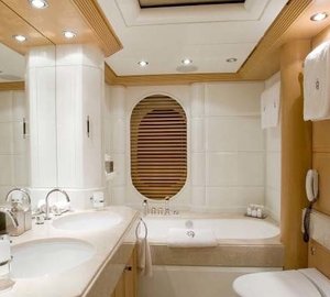 Main Master Bath On Board Yacht MALIBU