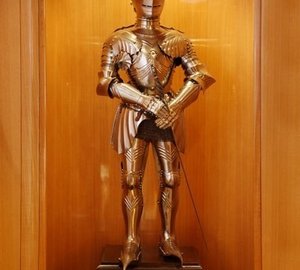 Antique Artwork On Yacht MARIE