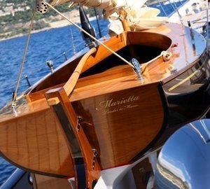 Ship's Tender Aboard Yacht MARIE