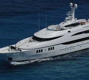 From Above Aspect On Board Yacht DIAMOND A