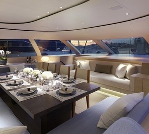 Evening: Yacht TWIZZLE's Observance Lounging Photograph