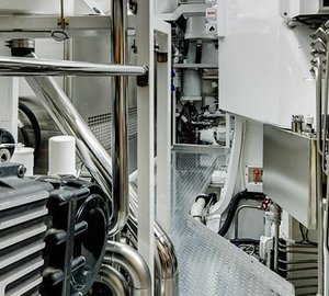 Engine Room Zone Aboard Yacht KOKOMO