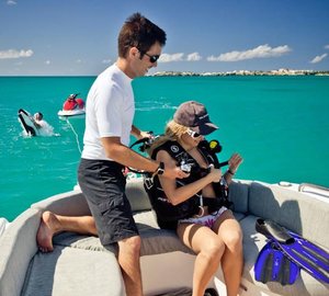 Water Sport Toys Aboard Yacht HUNTRESS
