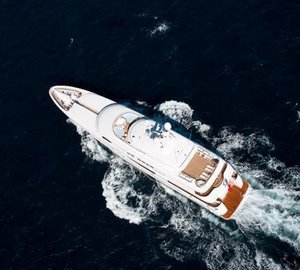 From Above On Board Yacht HUNTRESS
