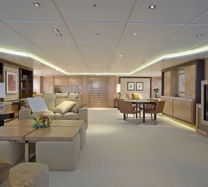 Open Lounging On Yacht HUNTRESS