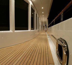 Evening: Yacht HUNTRESS's Balcony Photograph