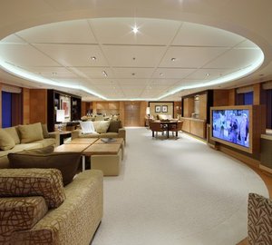 Drinks Bar Sitting On Board Yacht HUNTRESS
