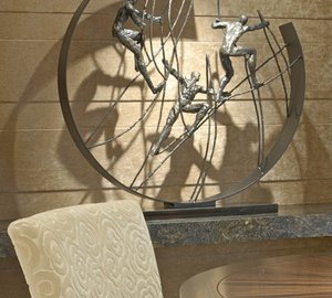 Sculpture On Board Yacht HUNTRESS