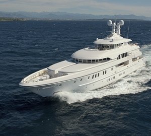 Forward Aboard Yacht HUNTRESS