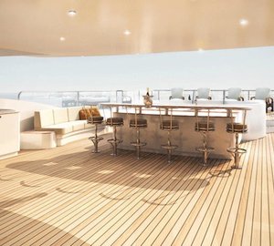External Drinks Bar On Yacht DIAMONDS ARE FOREVER