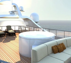 Sitting: Yacht DIAMONDS ARE FOREVER's Sun Deck Photograph