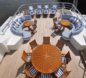 Sun Deck On Yacht LADY KATHRYN V