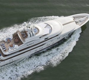 From Above: Yacht LADY KATHRYN V's Cruising Photograph