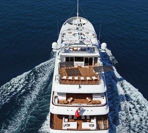 Aft Aspect Aboard Yacht SEANNA