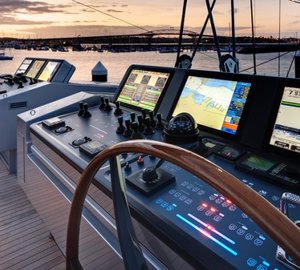 Helm On Board Yacht VERTIGO