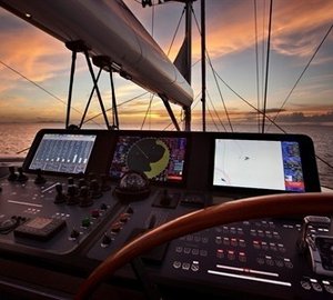 Helm Aboard Yacht VERTIGO