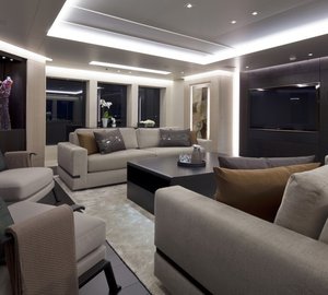 Bridgedeck Deck Lounging Aboard Yacht MOGAMBO