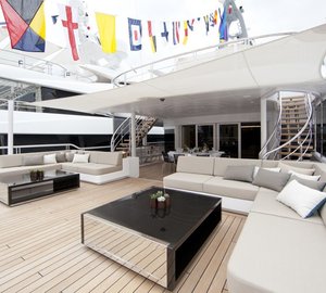 Aft: Yacht MOGAMBO's Top Deck Captured