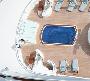 Sun Deck: Yacht BOADICEA's From Above Aspect Captured