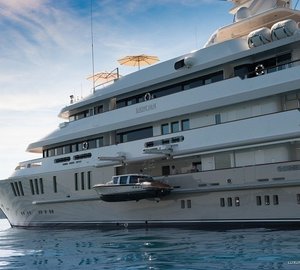 Ship's Tender: Yacht BOADICEA's Sideview Photograph