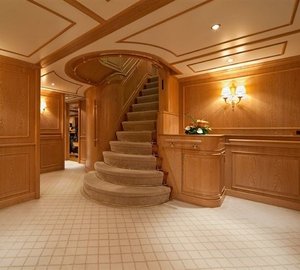 Stairway On Board Yacht ENIGMA