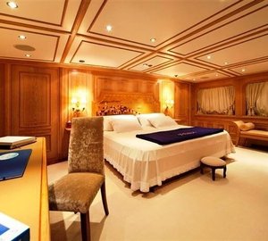 Main Master Cabin On Board Yacht ENIGMA