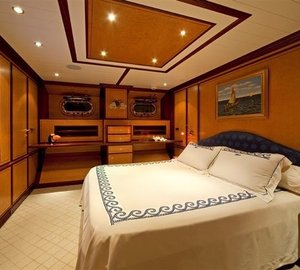 Guest's Cabin On Board Yacht ENIGMA