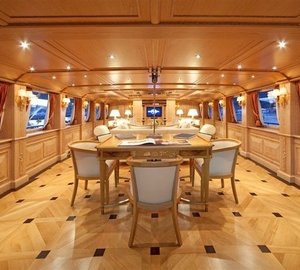 Eating/dining Saloon On Yacht ENIGMA
