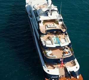 From Above On Board Yacht SOLANDGE