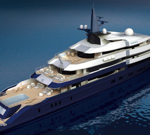 Artist Rendering On Yacht SEVEN SEAS