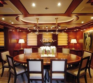 Eating/dining Saloon On Yacht ATHENA