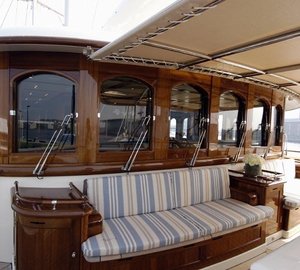 Sun Deck On Yacht ATHENA