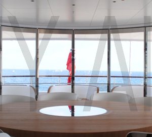 Aft Deck Dining With Glased Doors