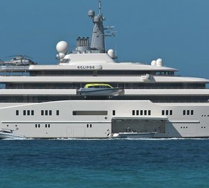 Ship's Tenders On Board Yacht ECLIPSE