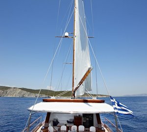 External Eating/dining Aboard Yacht IRAKLIS L