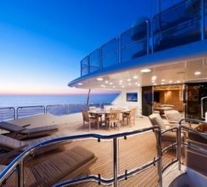 Sunset Dusk Aboard Yacht AFRICAN QUEEN