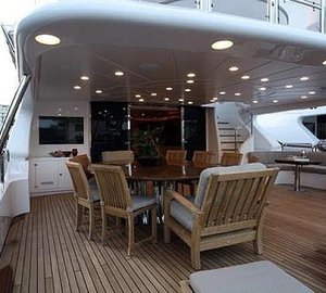 Aft Deck On Yacht AFRICAN QUEEN