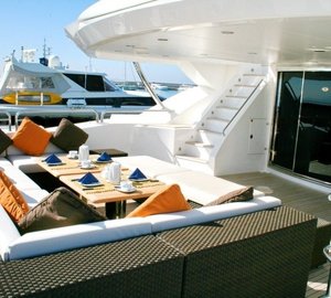 Top Deck Aboard Yacht BARRACUDA RED SEA